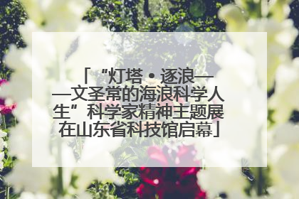 “灯塔 • 逐浪——文圣常的海浪科学人生”科学家精神主题展在山东省科技馆启幕