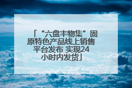 “六盘丰物集”固原特色产品线上销售平台发布 实现24小时内发货