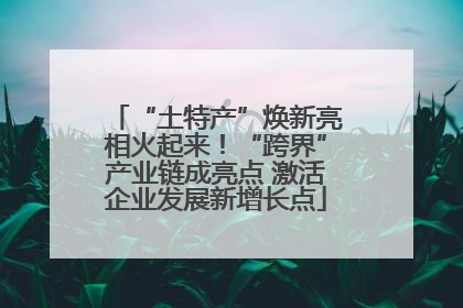 “土特产”焕新亮相火起来！“跨界”产业链成亮点 激活企业发展新增长点