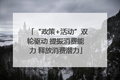 “政策+活动”双轮驱动 提振消费能力 释放消费潜力
