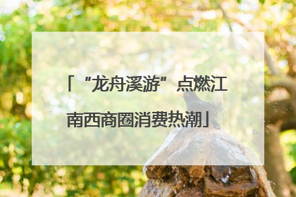 “龙舟溪游”点燃江南西商圈消费热潮