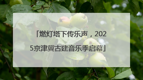 燃灯塔下传乐声，2025京津冀古建音乐季启幕