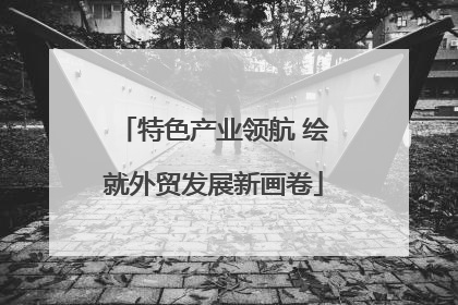 特色产业领航 绘就外贸发展新画卷