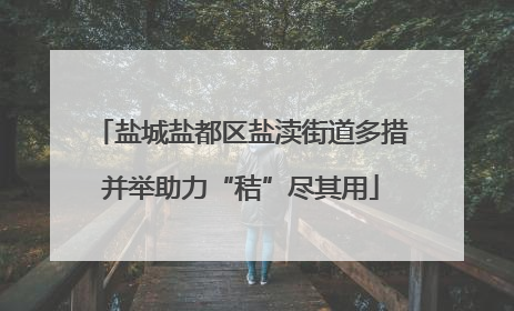 盐城盐都区盐渎街道多措并举助力“秸”尽其用