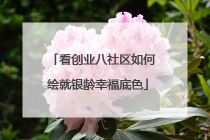 看创业八社区如何绘就银龄幸福底色