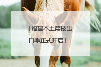 福建本土荔枝出口季正式开启