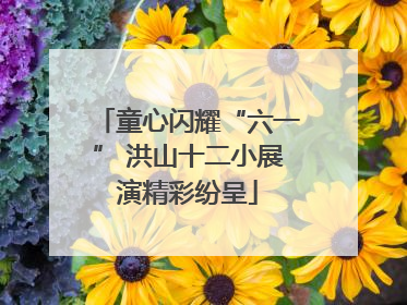 童心闪耀“六一” 洪山十二小展演精彩纷呈