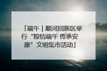 端午｜顺河回族区举行“粽情端午 传承安康”文明集市活动