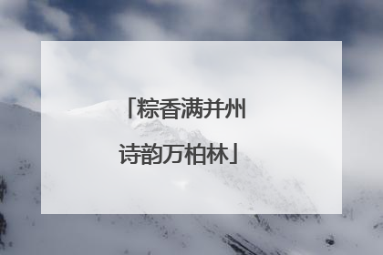 粽香满并州 诗韵万柏林