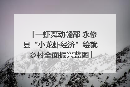 一虾舞动赣鄱 永修县“小龙虾经济”绘就乡村全面振兴蓝图