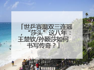 世乒赛混双三连冠，“莎头”这八年：王楚钦/孙颖莎如何书写传奇？