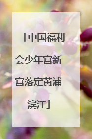 中国福利会少年宫新宫落定黄浦滨江