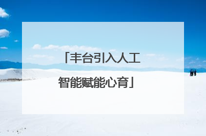 丰台引入人工智能赋能心育