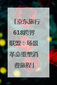 京东旅行618跨界联盟：场景革命重塑消费旅程