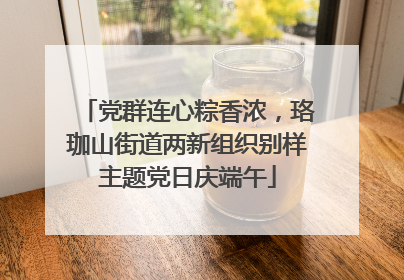 党群连心粽香浓，珞珈山街道两新组织别样主题党日庆端午
