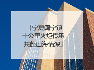 宁夏闽宁镇 十公里火炬传承共赴山海情深
