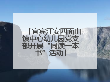 宜宾江安四面山镇中心幼儿园党支部开展“同读一本书”活动