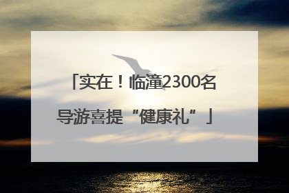 实在！临潼2300名导游喜提“健康礼”