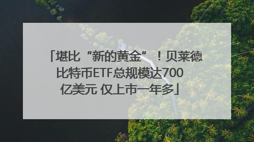 堪比“新的黄金”！贝莱德比特币ETF总规模达700亿美元 仅上市一年多