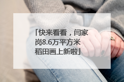 快来看看，闫家岗8.6万平方米稻田画上新啦