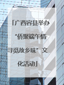 广西容县举办“侨聚端午情·寻觅故乡味”文化活动