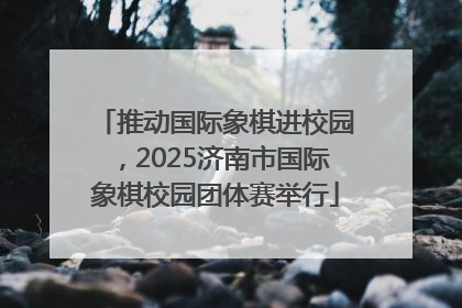 推动国际象棋进校园，2025济南市国际象棋校园团体赛举行