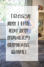 总台记者观察丨针锋相对 波罗的海成北约俄罗斯对抗最前线