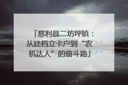 慈利县二坊坪镇：从建档立卡户到“农机达人”的奋斗路