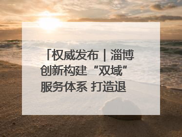 权威发布｜淄博创新构建“双域”服务体系 打造退役军人服务保障“淄博样板”