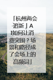 杭州两会·追新丨AI如何让消费突围？场景和路径成了会场上的高频词