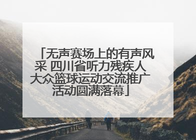 无声赛场上的有声风采 四川省听力残疾人大众篮球运动交流推广活动圆满落幕