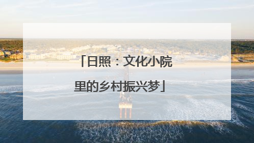 日照：文化小院里的乡村振兴梦