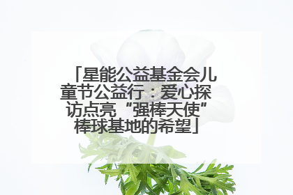 星能公益基金会儿童节公益行：爱心探访点亮“强棒天使”棒球基地的希望