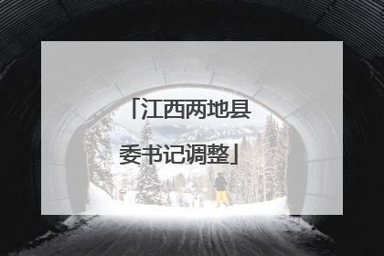 江西两地县委书记调整
