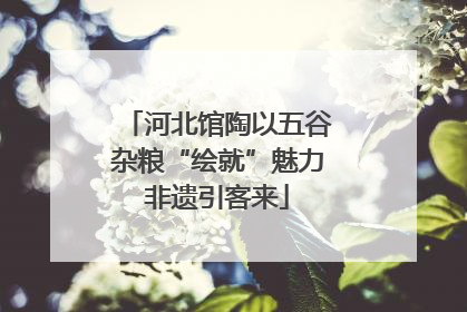 河北馆陶以五谷杂粮“绘就”魅力非遗引客来