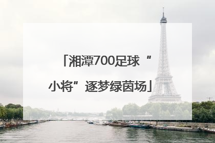湘潭700足球“小将”逐梦绿茵场