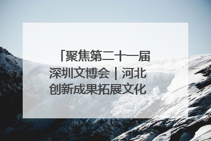 聚焦第二十一届深圳文博会｜河北创新成果拓展文化产业“朋友圈”