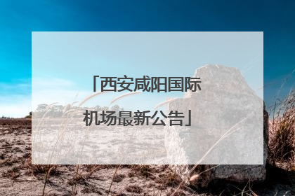 西安咸阳国际机场最新公告