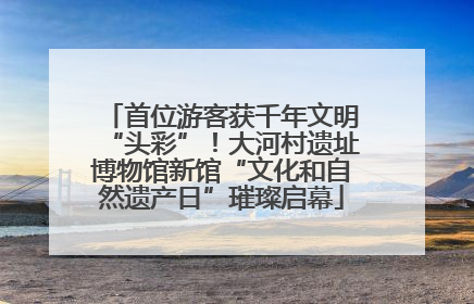 首位游客获千年文明“头彩”！大河村遗址博物馆新馆“文化和自然遗产日”璀璨启幕