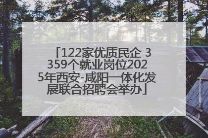 122家优质民企 3359个就业岗位2025年西安-咸阳一体化发展联合招聘会举办