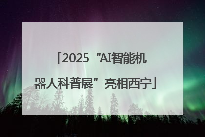 2025“AI智能机器人科普展”亮相西宁