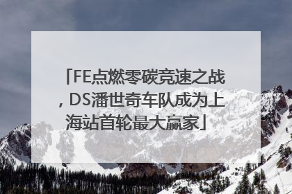 FE点燃零碳竞速之战，DS潘世奇车队成为上海站首轮最大赢家